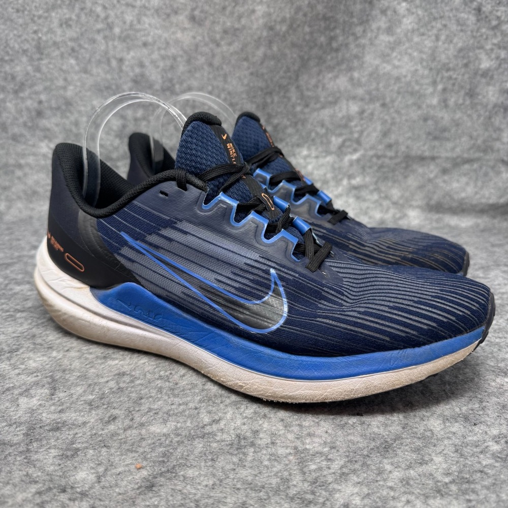 Nike Winflo 9 Shoes Mens Size 11 Blue Mesh Running Sneakers DD6203-400